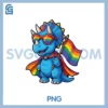 Triceratops Gay Pride LGBT PNG, Sunglasses Cape Rainbow Flag PNG
