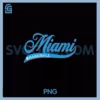 Vintage Retro Miami PNG, Baseball Classic PNG