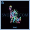 Vivid Statue of Liberty PNG, Colorful Icon PNG