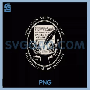 1776 250th Anniversary PNG, Declaration of Independence 2026 PNG