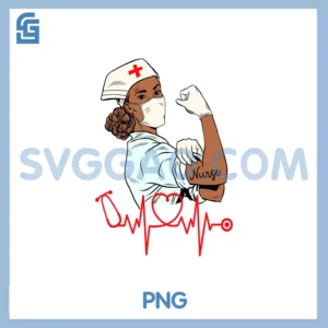 African American PNG, Nurse Strong Melanin PNG
