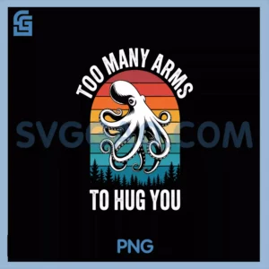 Arms Hug You Marine Biologist PNG, Octopus Diving Ocean Octopus PNG