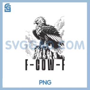 Black Crow F Caw F PNG, Black Bird moon Gothic Adult Humor Premium PNG