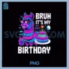 Bruh Its My Birthday PNG, Llama Pinata Boy Girl Family Party Bday PNG