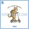 Cat Scooter PNG, Off To Commit Tomfoolery PNG