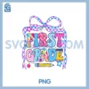 Cute First Grade Teacher 1st Grade PNG, Boys Girls Back to School PNG