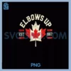 Elbows Up Canada Est 1867 PNG, Canadian Strong Canada PNG