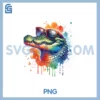 Gator Gitmo PNG, Alligator Sunglasses Watercolor Apreal PNG