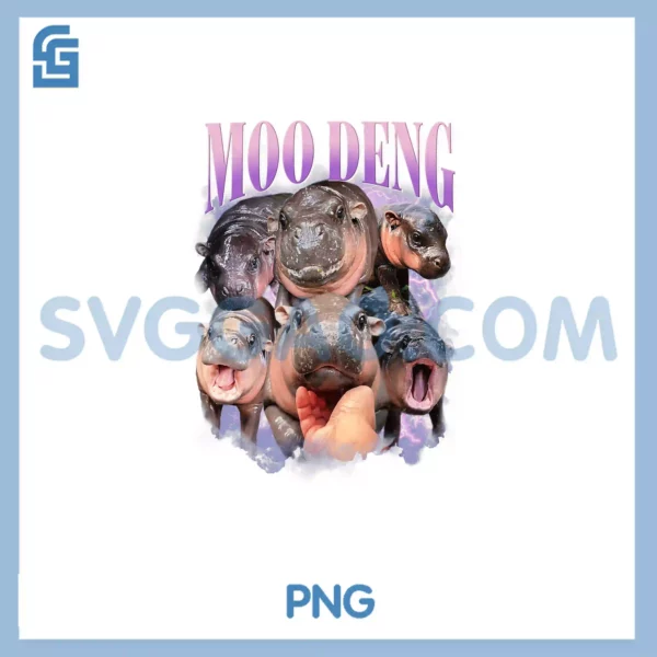 Moo-Deng Baby Pygmy PNG, Hippo Cute Zoo For Family PNG