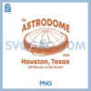 Astrodome Stadium Houston PNG, Texas 8th Wonder Of The World PNG
