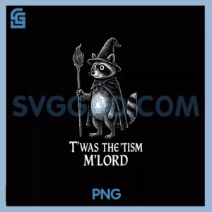 Autism Twas The Tism m Lord PNG, Raccoon PNG