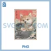 Cute Dog Cat Japanese Ramen Noodle Shiba Inu Ramen Japanese PNG, Kawaii Shiba Dog Anime Gifts PNG