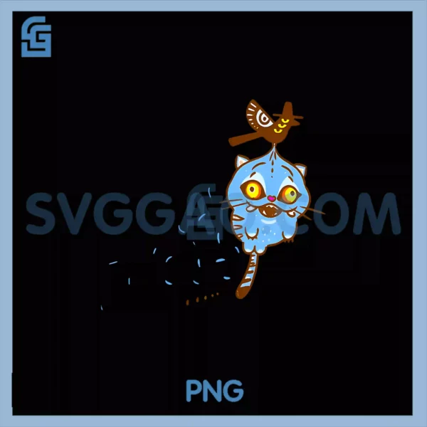 Demon Hunters PNG, Tiger And Bird Kawaii PNG