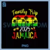 Family Trip Jamaica 2025 PNG, Summer Vacation Beach Matching PNG