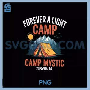 Forever a Light Camp Mystic PNG, Spiritual Journey 2025 PNG