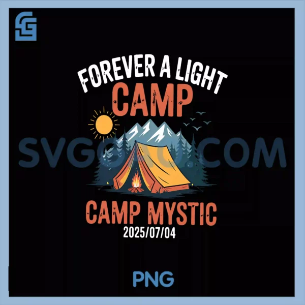 Forever a Light Camp Mystic PNG, Spiritual Journey 2025 PNG