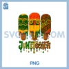 Juneteenth PNG, Popsicle Freedom and Celebration Colors PNG