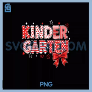 Kindergarten PNG, Teacher Cute Preppy Coquette Bow Back to School PNG