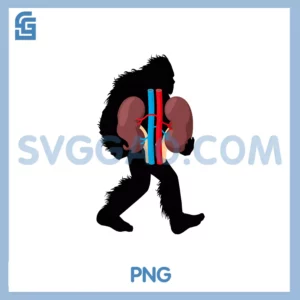 Bigfoot With Kidneys PNG, Cryptid Nephrology Sasquatch Dialysis PNG