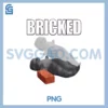 Bricked PNG, Cat Knocked Out Silly Cat Meme Stupid Brainrot PNG