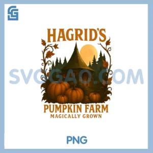 Hagrids Pumpkin Farm PNG, Spooky Season Cute Halloween PNG