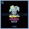 Summerween Vibes Skeleton PNG, Beach Sun Summer Halloween PNG