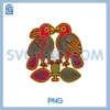 Tribal Birds Colorful Guna Mola PNG, Art Design traditional PNG