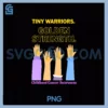 Childhood Cancer Ribbon PNG, Awareness Tiny Warriors Strength PNG