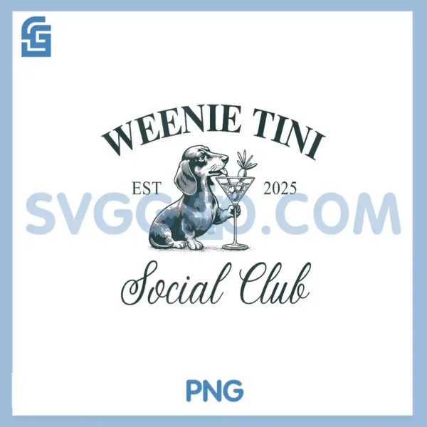 Dachshund Weenie Tiny PNG, Social Club 2025 PNG