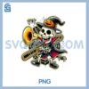 Halloween Skeleton Trombone PNG