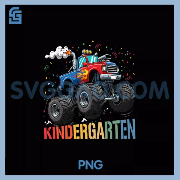 I'm Ready To Crush Kindergarten PNG, Dinosaur Monster Truck PNG