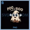 Poop Emoticon Poo Ghost PNG, Halloween Poo I Mean Boo PNG