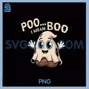 Poop Emoticon Poo Ghost PNG, Halloween Poo I Mean Boo PNG
