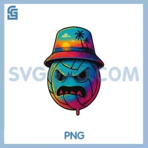 Scary Beach VPNG, olley Ball Spooky Summer Halloween Summerween PNG