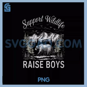 Support Wildlife Raise Boy PNG, Consevationist Camping Lover PNG