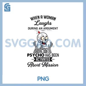 When A Woman Laughs PNG, During An Argument Prycho PNG