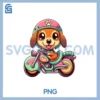 Adorable PNG, Dog On Motorcycle Fun Ride PNG