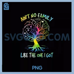 Ain't No Family Like The One I Got PNG, Matching Family Reunion PNG