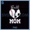 Ball Mom PNG, Heart Baseball Soccer Player PNG