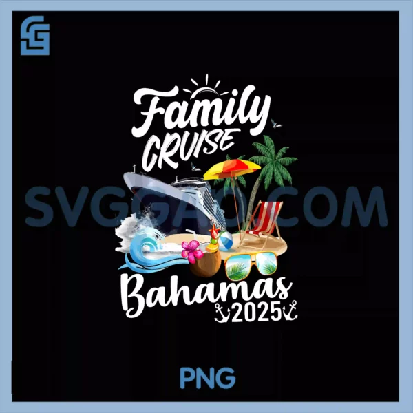 Family Cruise Bahamas 2025 PNG