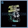Just A Girl Who Loves Margaritas PNG, Summer Vacation PNG