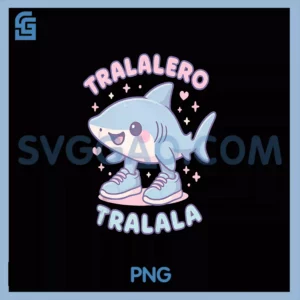 Kawaii Tralalero Tralala PNG, Italian Brainrot PNG