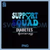 Diabetes Awareness Support Squad PNG, Groovy Diabetic Awareness PNG