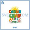 Family Camping Summer Vacation Crew PNG, Cousin Camp 2025 PNG
