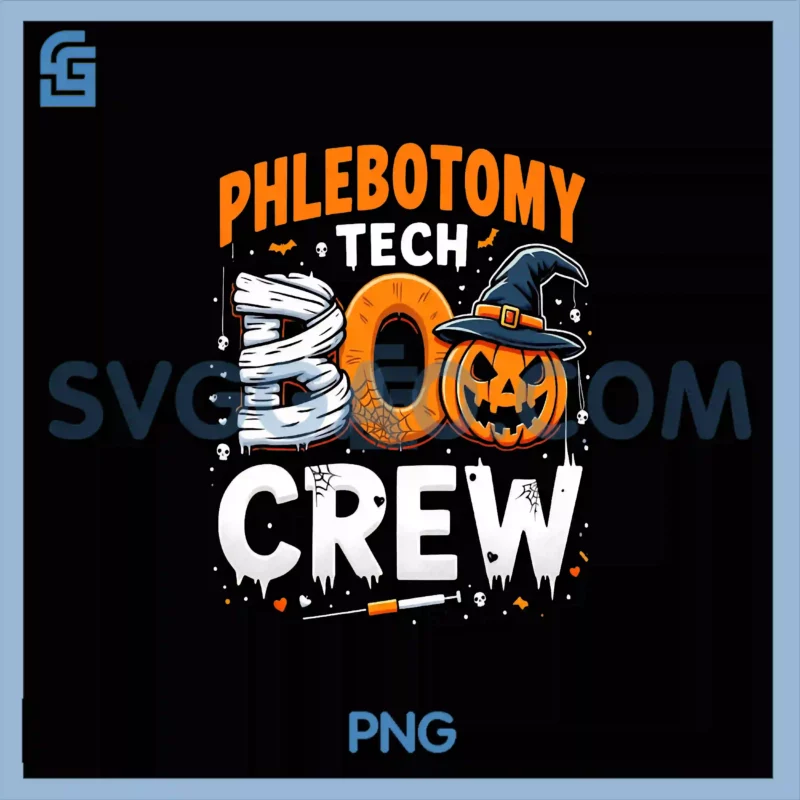 Phlebotomy Blood Draw Squad PNG Halloween PNG