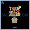 Third Grade PNG, Back To School Vibes PNG