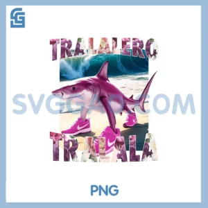 Tralalero Tralala Shark Meme PNG, Italian Brainrot PNG