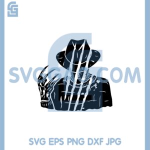 Clawed Freddy Krueger Svg, Halloween Svg, Horror Movie Svg, Scary Movie Svg
