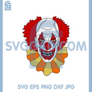 Clown Svg, Clown Halloween Svg, Scary Clown Svg, Nightmare Svg