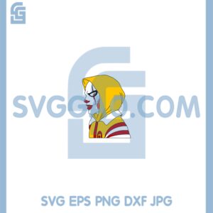 Clown Wearing Hoodle Svg, Clown Halloween Mask Svg, Clown Halloween Hoodle Svg